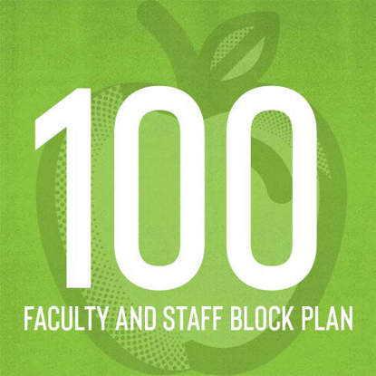 Picture of Faculty/Staff 100 Block Plan