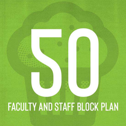 Picture of Faculty/Staff 50 Block Plan
