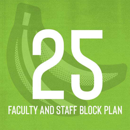 Picture of Faculty/Staff 25 Block Plan