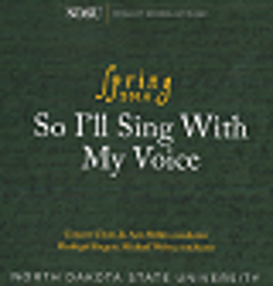 Picture of 2014 - So I'll Sing With My Voice