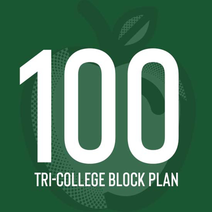 Tri-College Block plan with 100 Meals