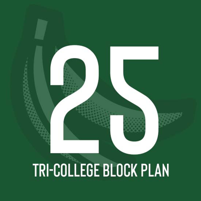 Tri-College Block plan with 25 Meals