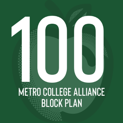 100 meal block for Metro College Alliance students.