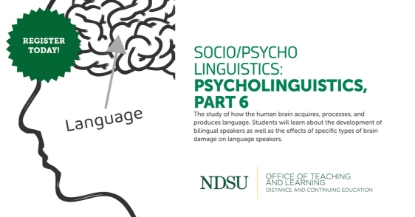 Socio/Psycho Linguistics: Psycholinguistics, Part 6