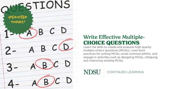 Write Effective Multiple - Choice Questions