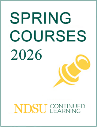 NDSU DCE Spring 2026 courses