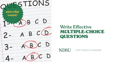 Write Effective Multiple - Choice Questions