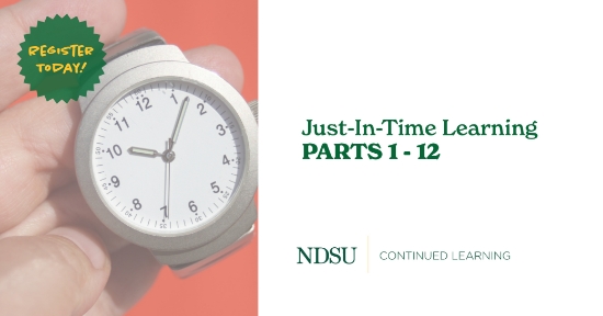 Picture of EDUC 2000 Just-in-Time Learning I, Pts 1-12 - Online - 1-12-27 to 5-7-27