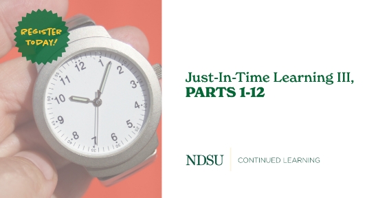 Picture of EDUC 2000 Just-in-Time Learning III, Pts 1-12 - Online - 1-12-27 to 5-7-27